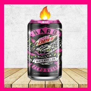12oz Candle Hard Mtn Dew Zero Sugar Can Watermelon Handcrafted in TN Scented